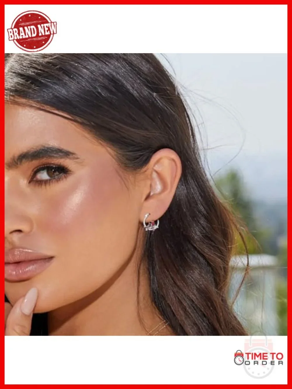 Hypoallergenic Sterling Silver Animal Hoop Earrings for Sensitive Ears